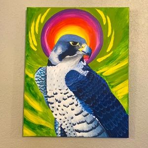 Peregrine Falcon Painting